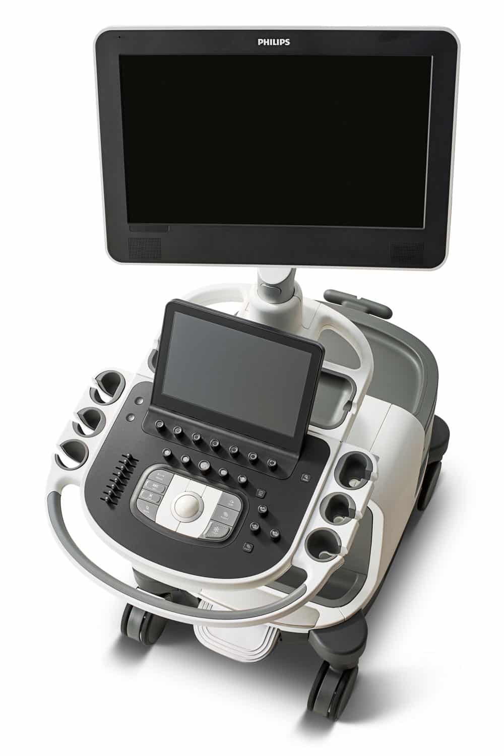 Philips Affiniti cvx ultrasound machine on a cart