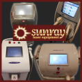 four laser removal equipment with sunray laser logo in the middle