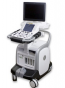 GE Logiq 9 ultrasound machine on a cart