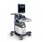 GE Logiq S7 ultrasound machine on a cart