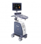 GE Voluson P8 ultrasound on a cart